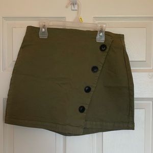 green skirt